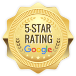 Google 5-Star Customer Rating Badge for Trash Titans Junk Removal