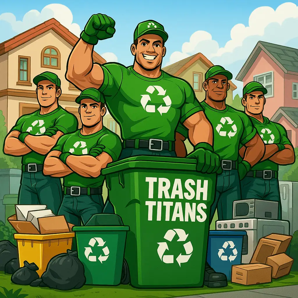 Trash Titans Junk Removal team photo in Danvers, Massachusetts